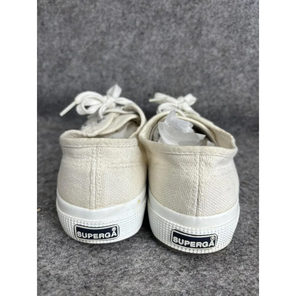 Superga Shoes Womens Size 38 Low Top Canvas Classic Lace Up Casual Sneakers‎